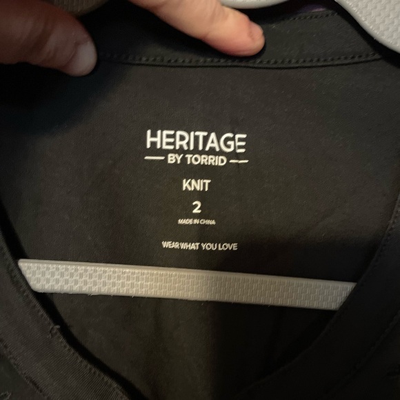 NWT Torrid Black Cotton Dolman Shirt sz 2X - Picture 9 of 12